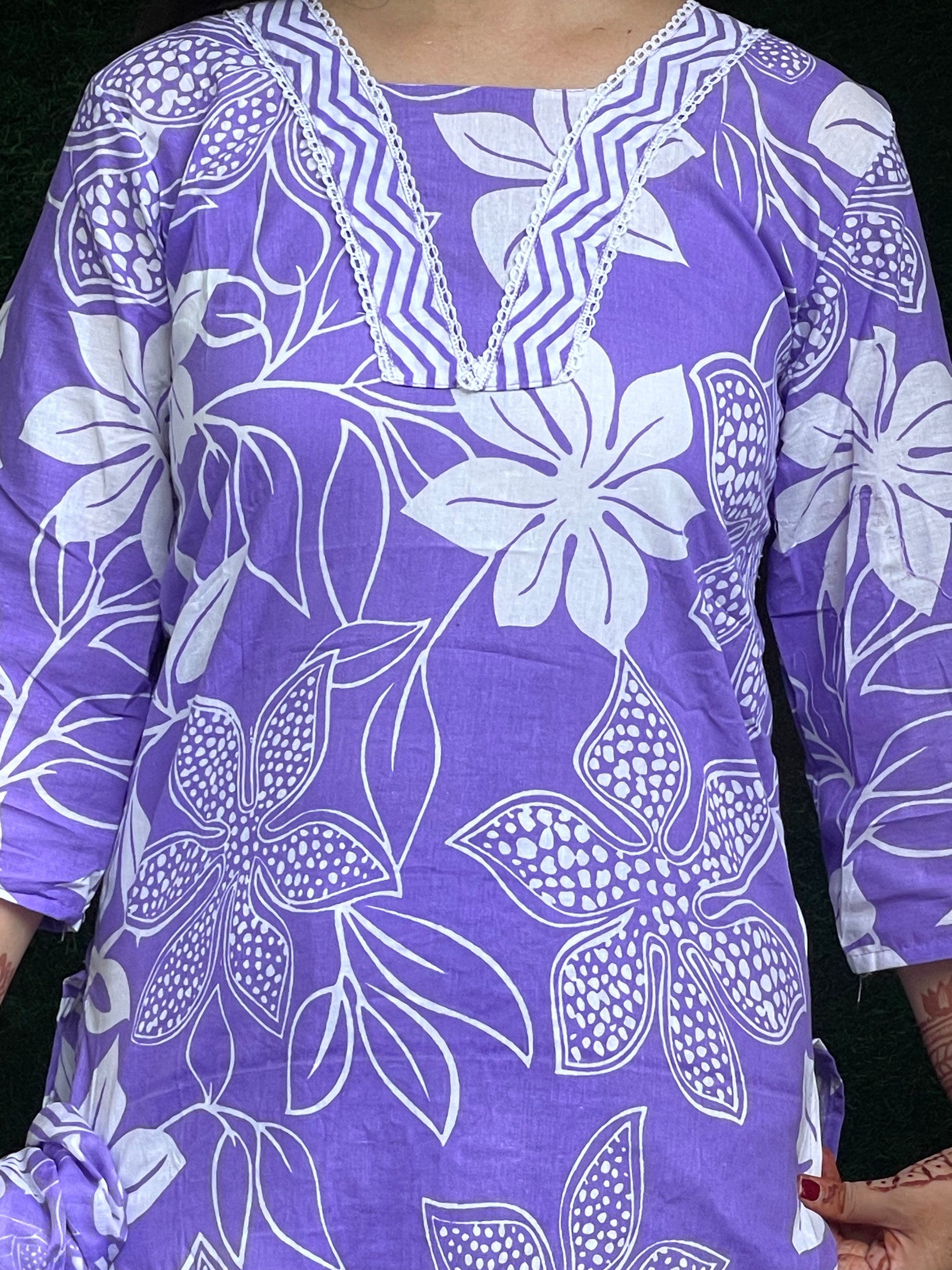 Casual wear Cotton Kurti With Straight Pant
