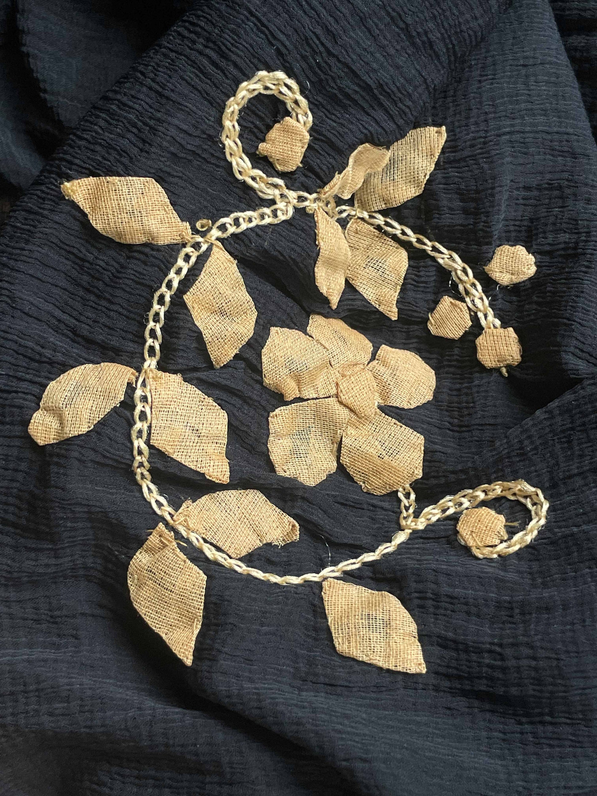 Black Suit with golden leafs (Patchkari Edition)