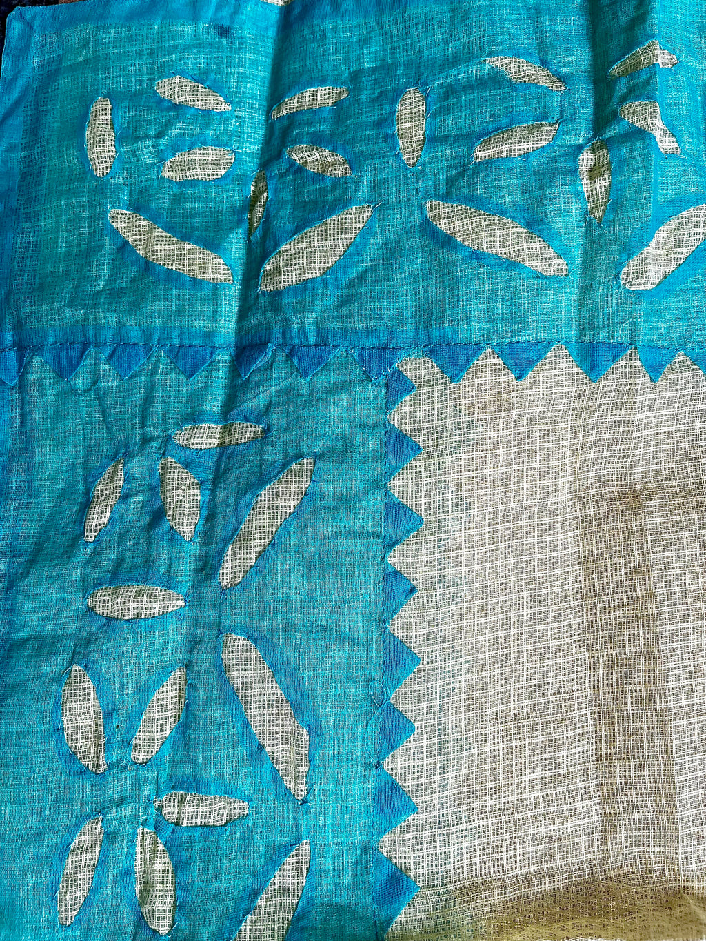 Lemon Yellow & Sea Green Color Cutwork Suit (Patchkari Edition)