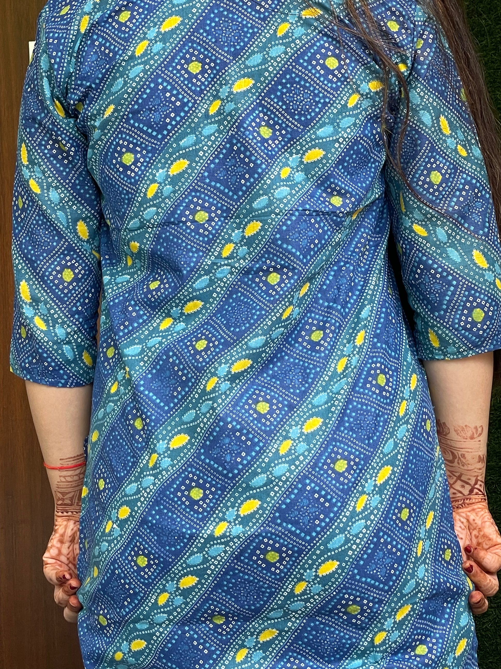 Casual wear Cotton Kurti With Straight Pant