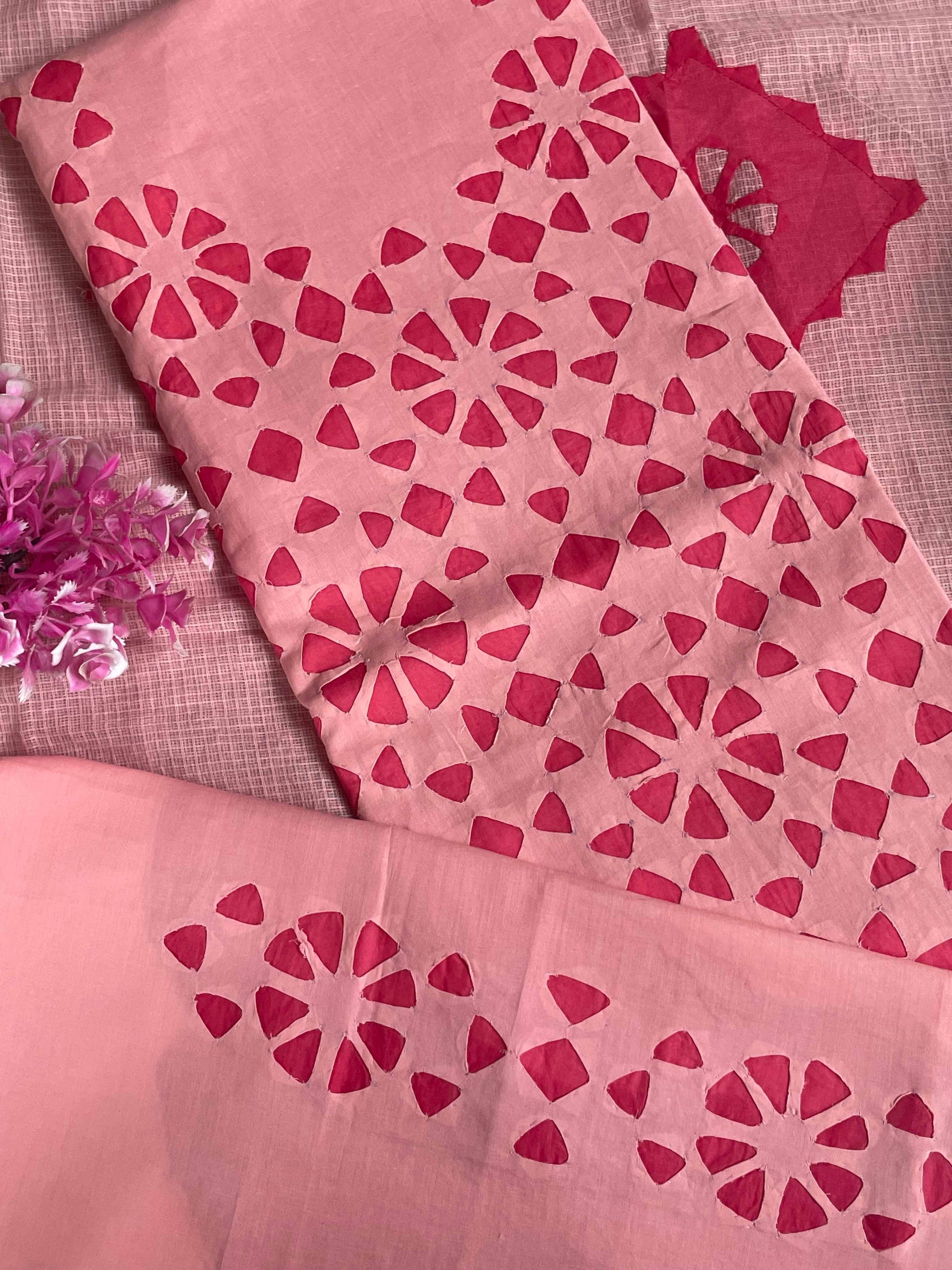 Gajari Suit with Cutting Patch Style (Patchkari Edition)