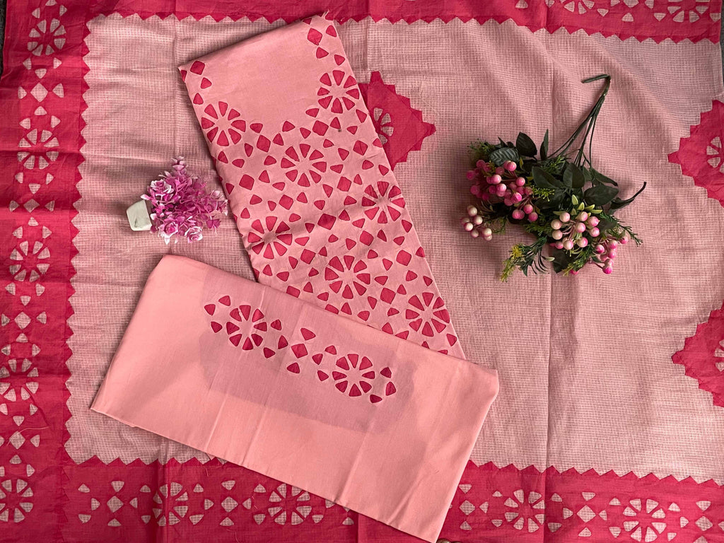 Gajari Suit with Cutting Patch Style (Patchkari Edition)